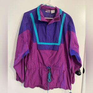 women’s size medium vintage L.L. Bean Anorak Windbreaker pullover
